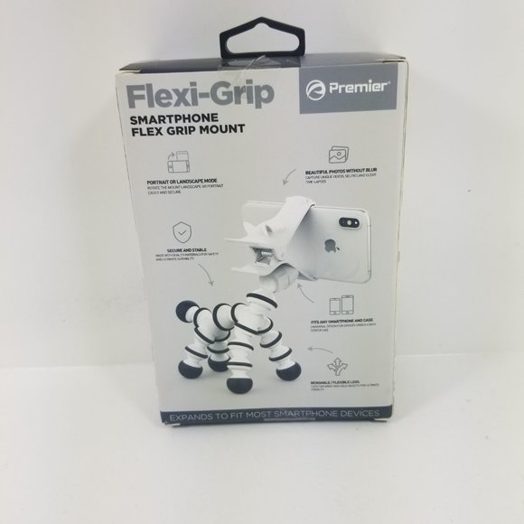 Zebra Premier Accessory Group Multi-Flex Smartphone Grip Mount- Black NEW SEALED - Picture 4 of 11